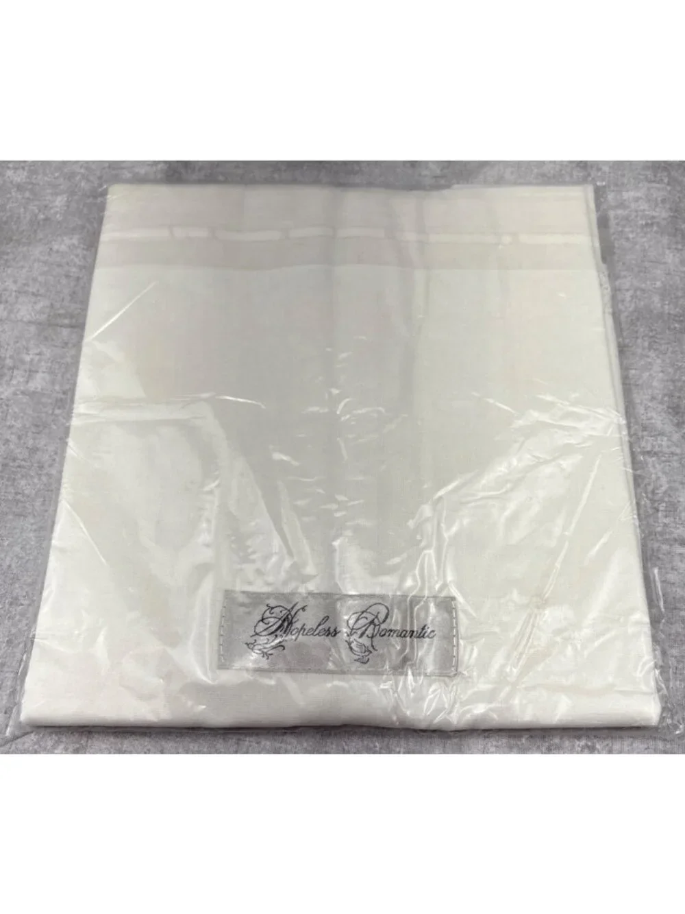 Hopeless Romantic Lace Cotton 16x16 Handmade Pillowcase White Linen Accent 1 Pc